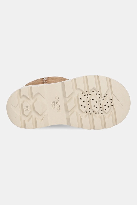 Geox pantofi de iarnă din nubuc pentru copii KIDDARTAH B565YA.00022.20.23 maro