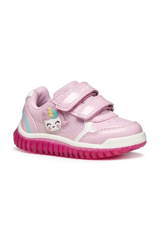 Geox sneakers pentru copii LIGHTYLOO textil roz B5661A.002AS.20.27