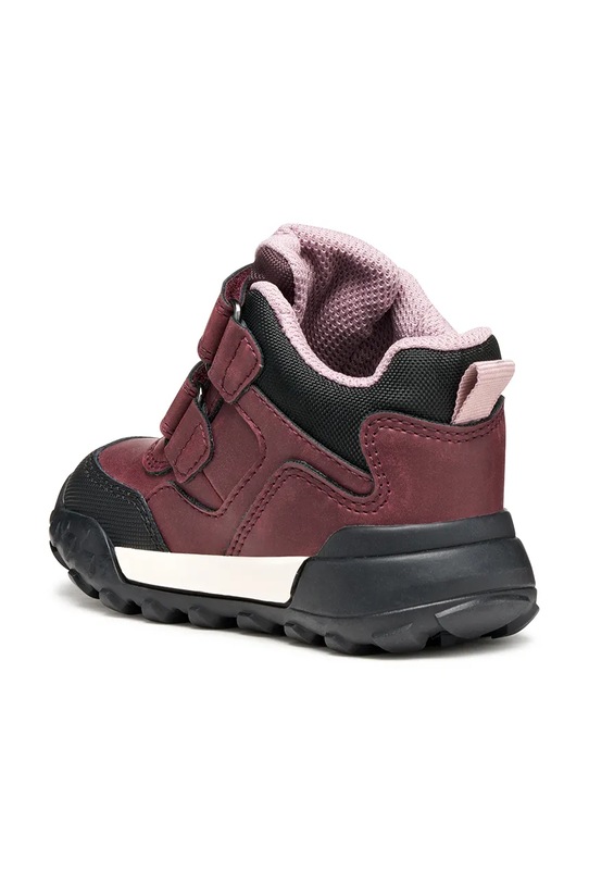 Zimní boty Geox TREKKYUP burgundské B566MB.0MEFU.20.23