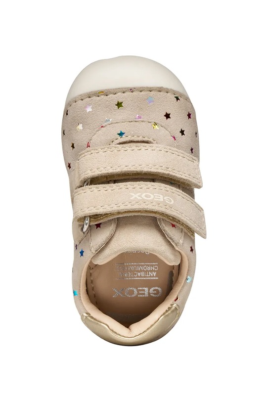 Geox półbuty zamszowe dziecięce TUTIM B9440B.007NF.18.23 beżowy