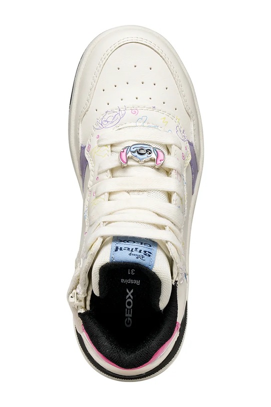 Geox sneakersy dziecięce WASHIBA J56HXD.05404.28.35 biały