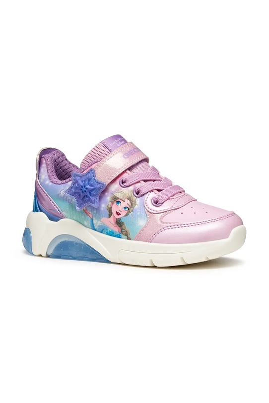 Geox sneakersy dziecięce FADINLIGHT imitacja skóry licowej różowy J56M4E.0ANKN.28.31