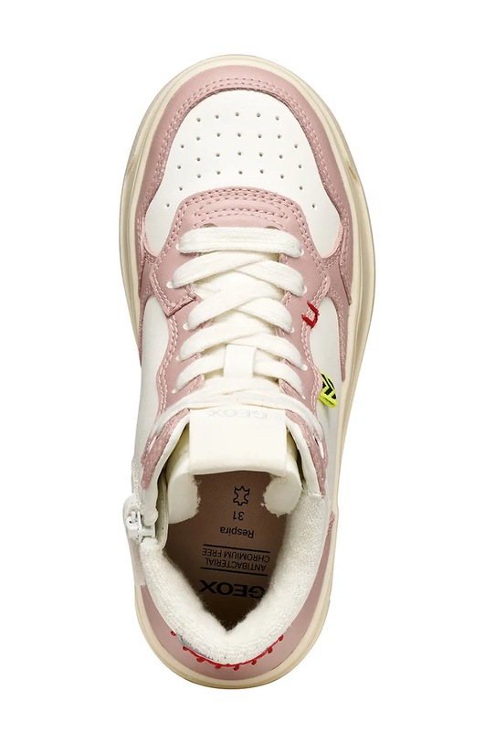 Geox sneakers pentru copii LESTRELLA J56NLA.000BC.36.39 alb