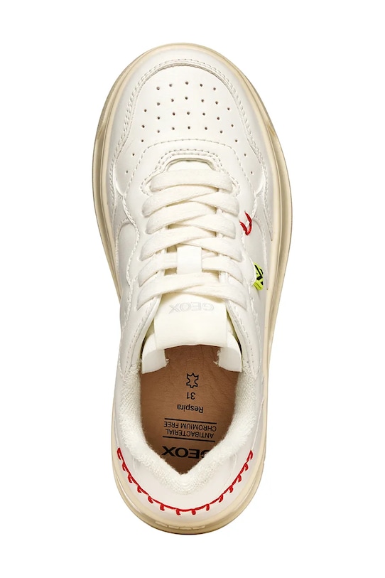 Geox sneakers pentru copii LESTRELLA J56NLC.000BC.31.35 alb