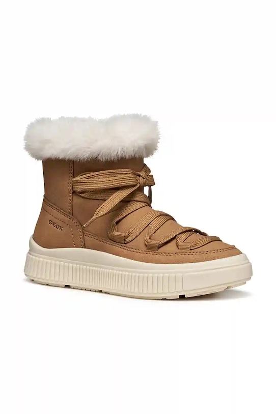 Zimné topánky Geox LAQUINNY zateplené hnedá J56M3D.000AU.28.35