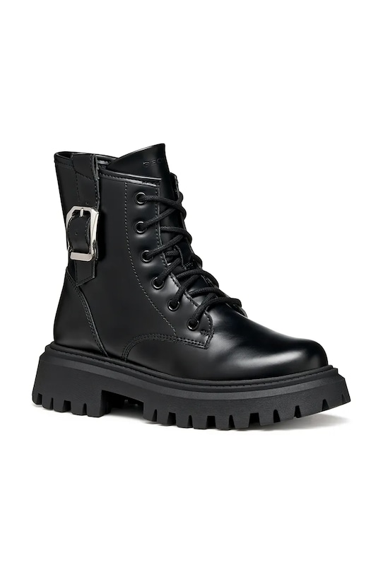 Geox bocanci copii MAQUINNENS neizolat negru J56M6C.000CN.36.40