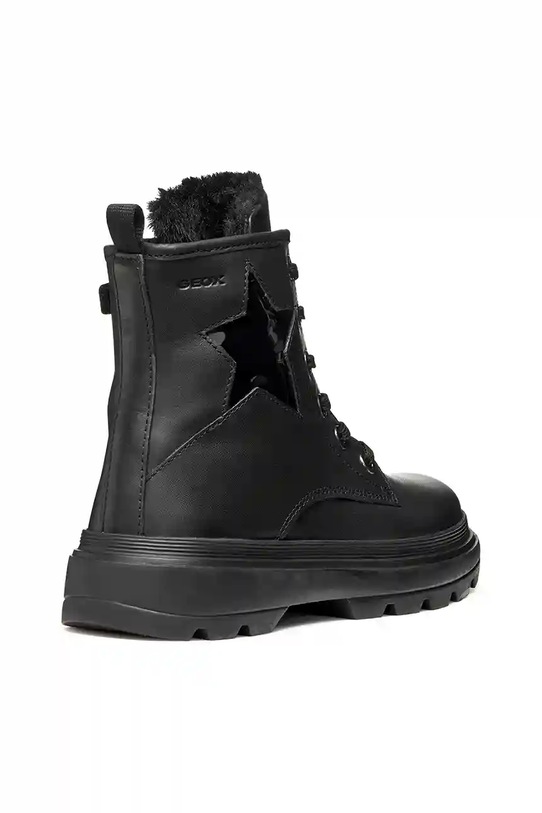 Dziewczynka Geox buty zimowe skórzane dziecięce KIDDARTAH J56MGG.08566.36.39 czarny