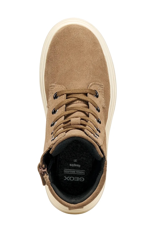 Detské semišové topánky Geox KIDDARTAH J56NDA.00022.28.35 hnedá