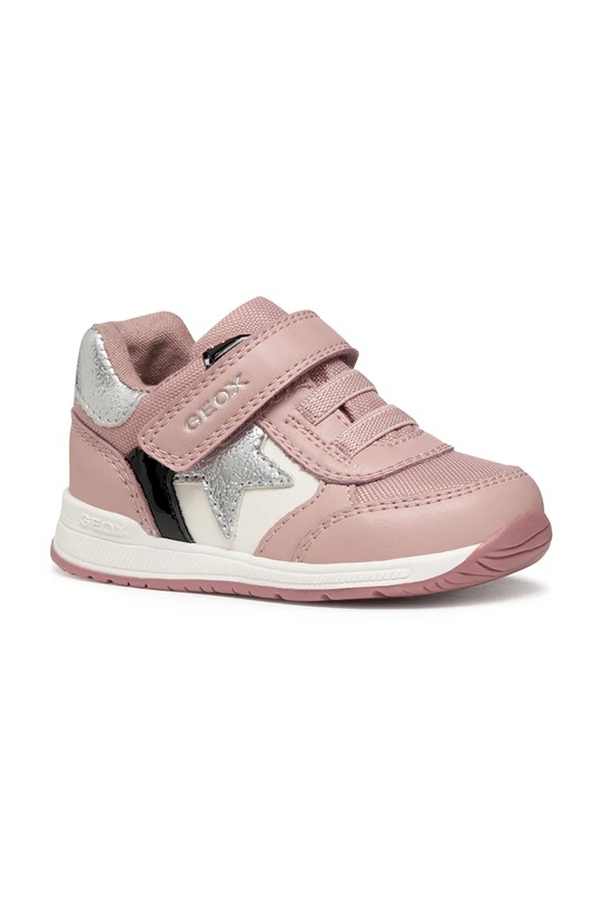 Geox sneakersy dziecięce RISHON imitacja skóry licowej różowy B560LA.054FU.18.26