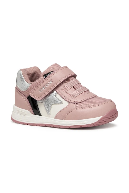 Geox sneakersy dziecięce RISHON imitacja skóry licowej różowy B560LA.054FU.18.26