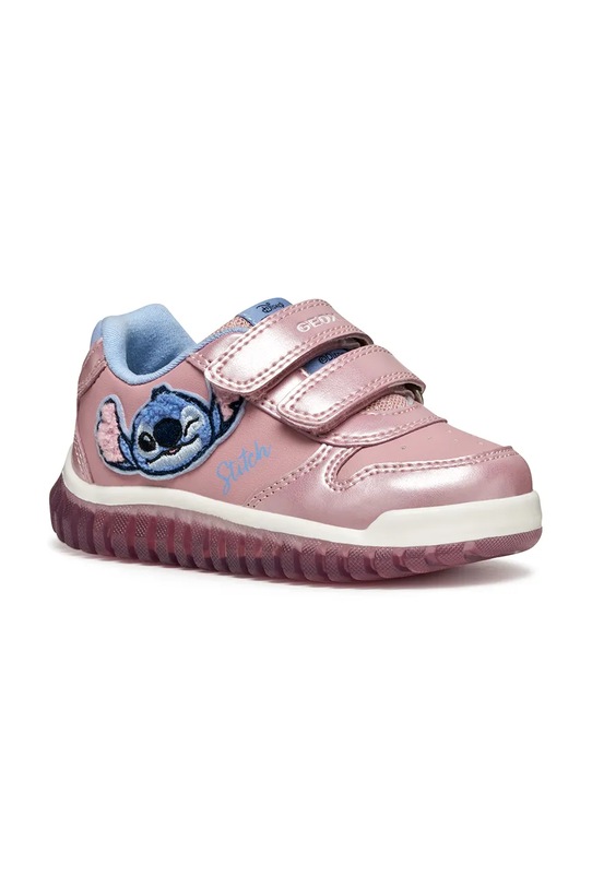 Geox sneakersy dziecięce LIGHTYLOO Postacie z bajek różowy B5661B.000NF.20.27