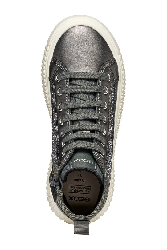 Geox trampki dziecięce LAQUINNY J56M3G.0EWNF.36.39 srebrny