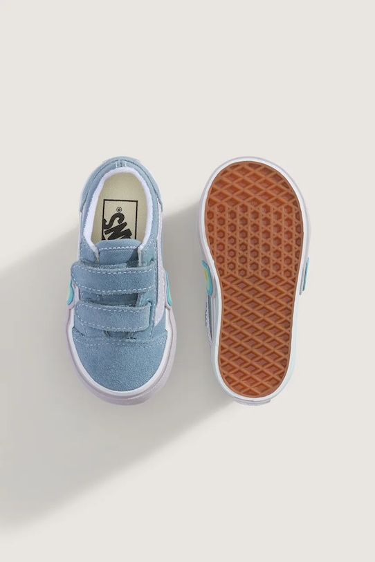 Vans tenisówki dziecięce Old Skool V Heart niebieski VN000D4SCFL1