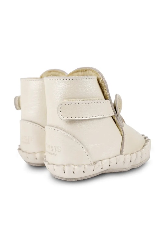 Donsje buty skórzane niemowlęce Ynzi Booties Unicorn beżowy 1042302