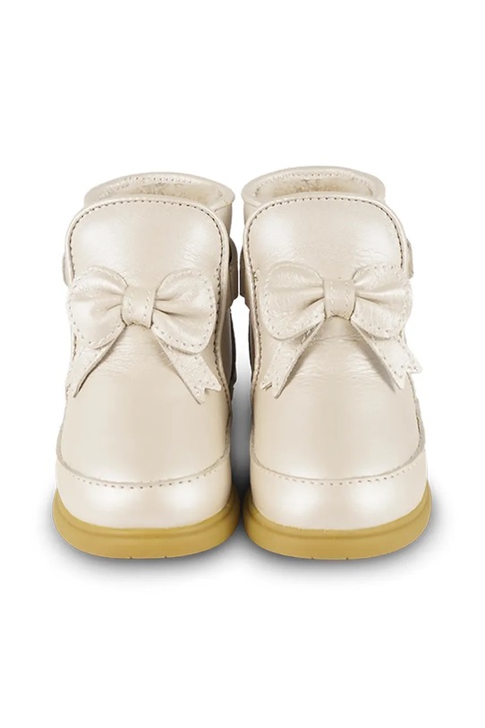 Dziewczynka Donsje buty skórzane niemowlęce Cemilla Shoes 1500200 beżowy