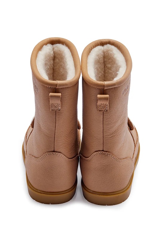 Donsje buty zimowe skórzane dziecięce Wadudu Exclusive Boots Mouse 2022122.29.33 brązowy