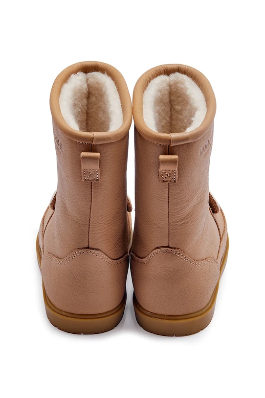 Dětské kožené zimní boty Donsje Wadudu Exclusive Boots Mouse 2022122.29.33 hnědá