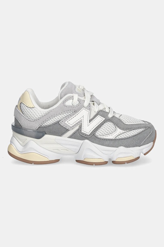 New Balance sneakersy zamszowe dziecięce 9060 PC9060AB szary AW25
