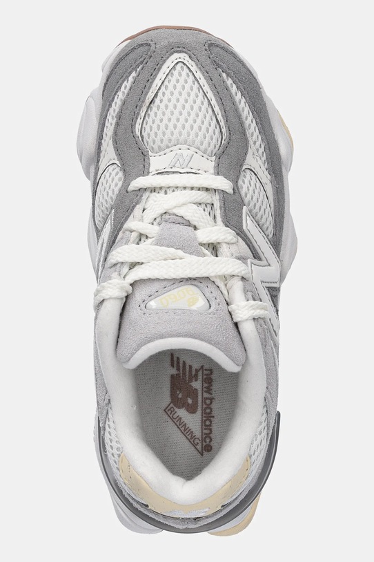 Παιδικά sneakers σουέτ New Balance 9060 γκρί PC9060AB