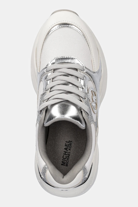 Michael Kors sneakersy dziecięce ZUMA srebrny MK02656101