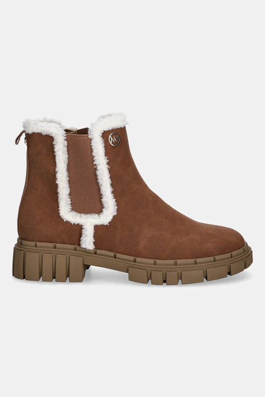 Michael Kors stivali per bambini BLAKE CHELSEA tessile marrone MK02655220