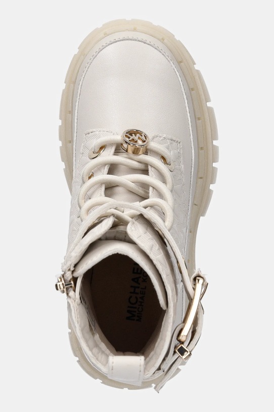 Dziewczynka Michael Kors workery dziecięce BLAKE COLBY MK02620256 beżowy