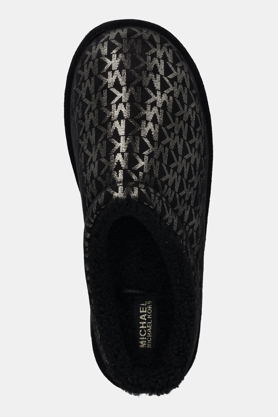 Detské papuče Michael Kors OSAKA LOGO čierna MK03782001