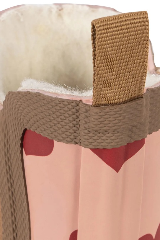 Konges Sløjd kalosze THERMO BOOTS PRINT różowy KS103543.G.9BYA