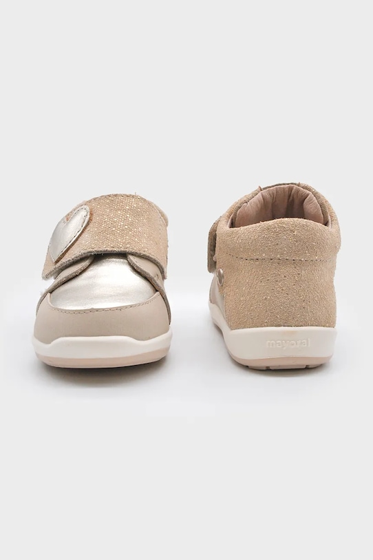 Детские кожаные полуботинки Mayoral 42551.19B.Baby.9BYA бежевый AW25