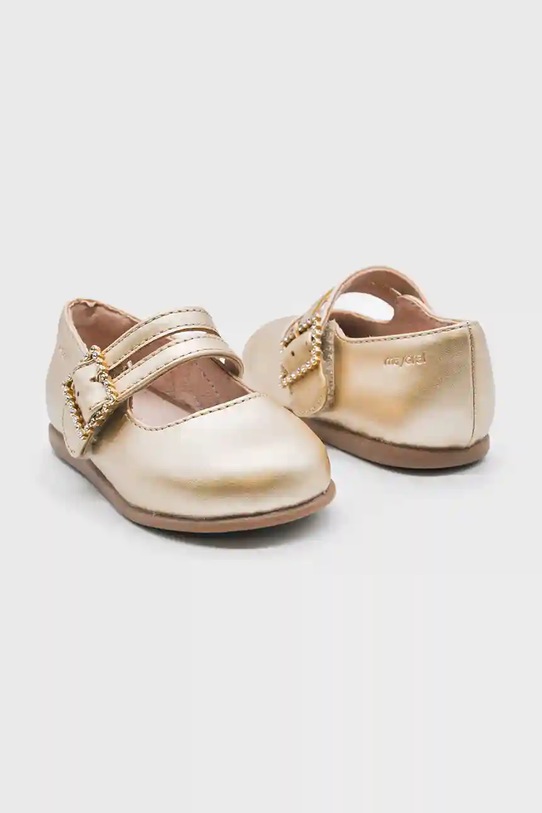 Mayoral baleriny dziecięce 42561.25A.Baby.9BYA złoty AW25