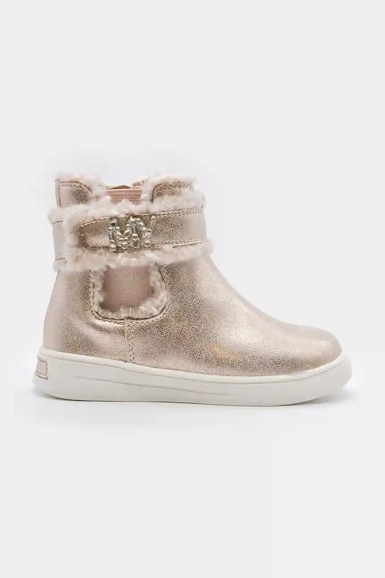 Zimní boty Mayoral textilní zlatá 46573.33A.Mini.9BYA
