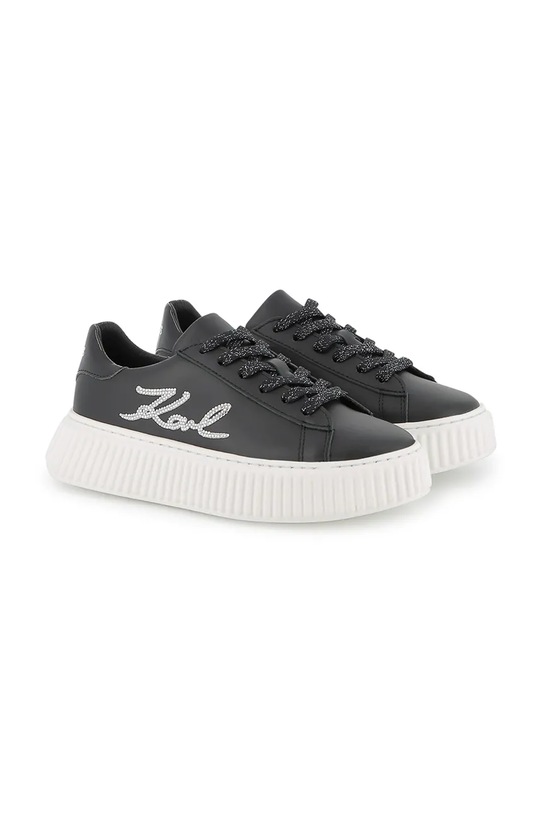 Karl Lagerfeld tenisówki skórzane czarny Z30978.36.39
