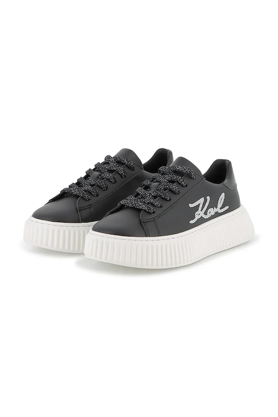 Fete Karl Lagerfeld teniși de piele Z30978.36.39 negru