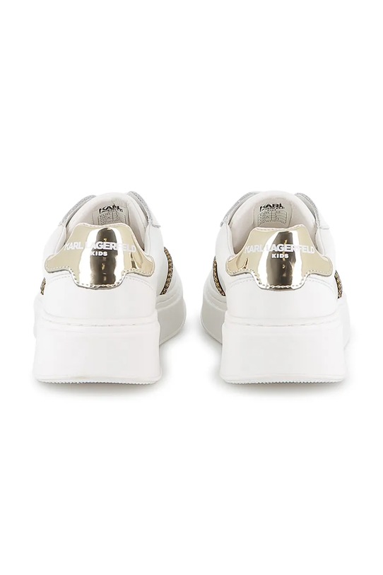 Dziewczynka Karl Lagerfeld sneakersy skórzane dziecięce Z30981.36.39 biały