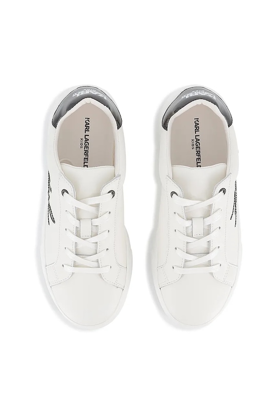 Karl Lagerfeld teniși din piele copii Z30982.30.35 alb