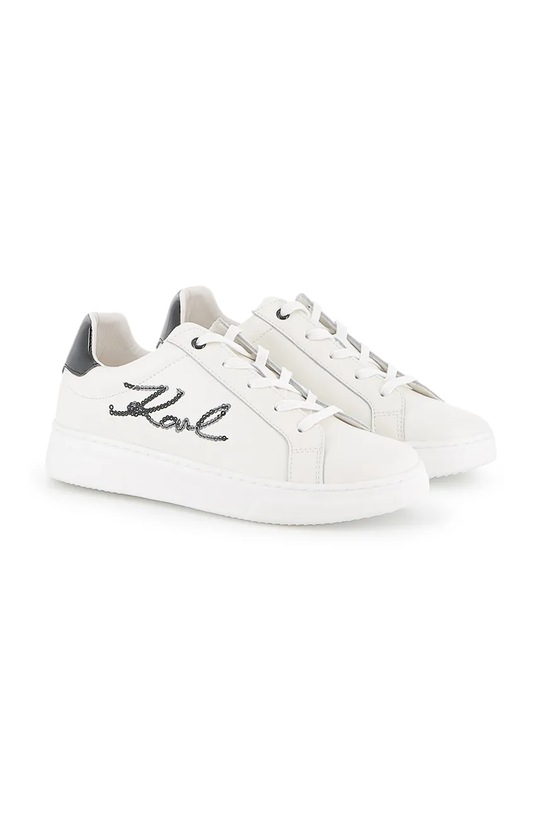 Karl Lagerfeld sneakersy skórzane dziecięce niska biały Z30982.36.39