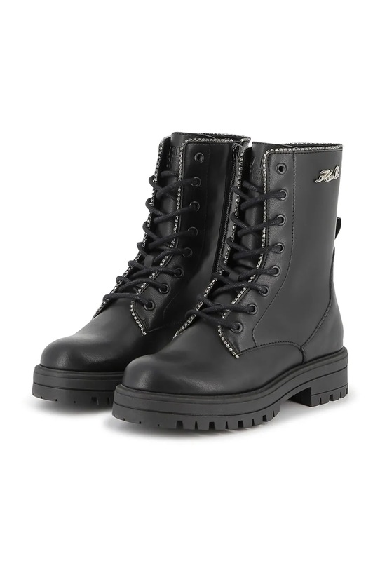 Κοριτσίστικα Μποτάκια Karl Lagerfeld Z30983.27.35 μαύρο