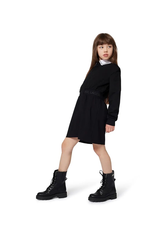 Karl Lagerfeld ghete din piele pentru copii Z30983.36.39