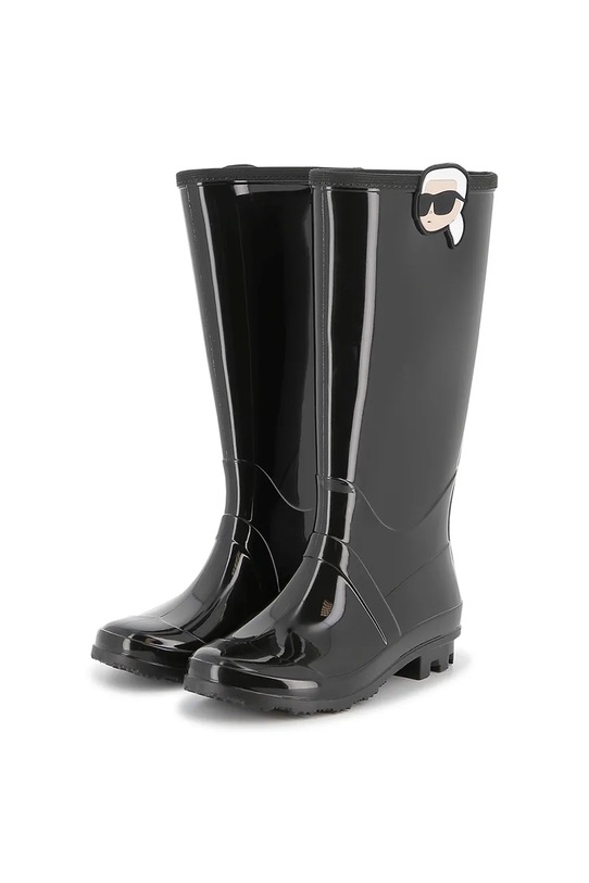 Dziewczynka Karl Lagerfeld kalosze Z30985.36.39 czarny