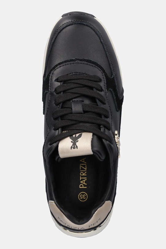 Παιδικά nubuck sneakers Patrizia Pepe μαύρο PPJ917