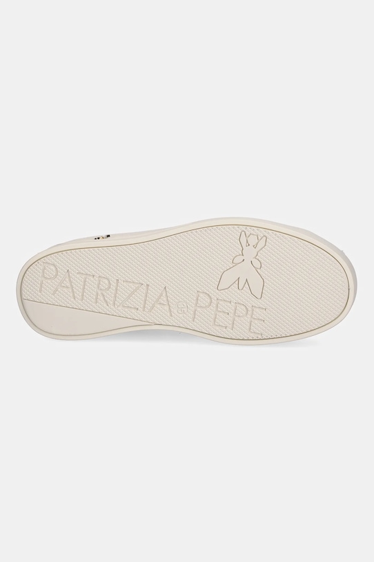 Patrizia Pepe sneakersy zamszowe dziecięce PPJ908 beżowy