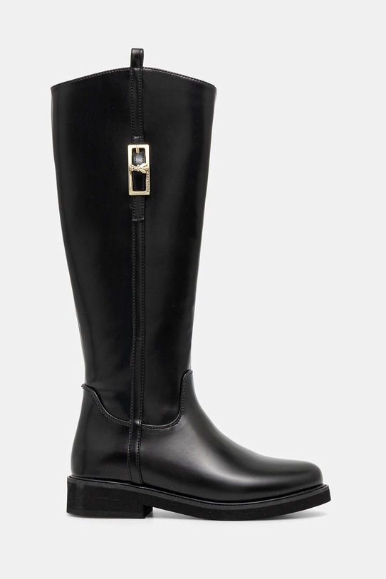 Členkové topánky Patrizia Pepe PPJ955 čierna AW25