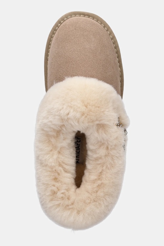Patrizia Pepe stivali da neve bambini beige PPJ988
