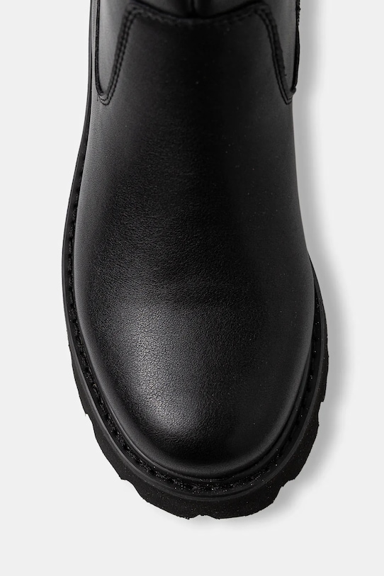 Детские кожаные сапоги Patrizia Pepe чёрный PPJ973