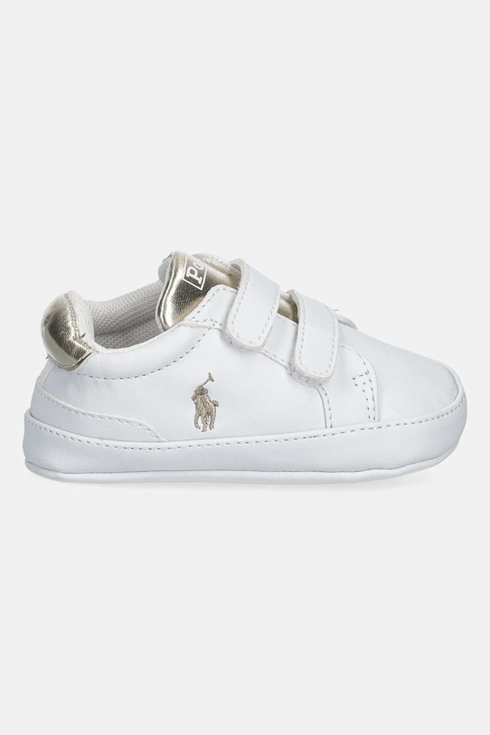 Polo Ralph Lauren buty niemowlęce HERITAGE COURT II EZ LAYETTE RL03389102 biały AW25