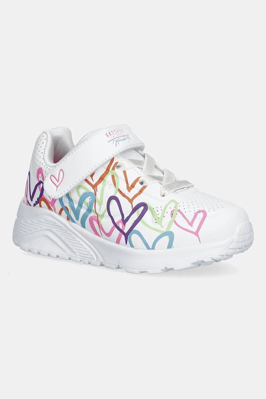 Dětské tenisky Skechers UNO LITE - LOVE LEVITATE nízký bílá 314078N