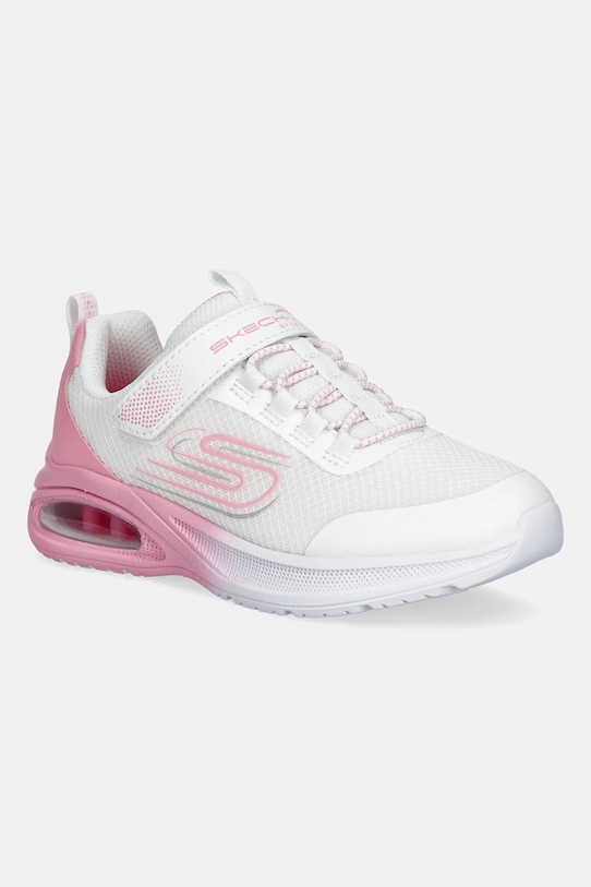 Skechers sneakersy dziecięce MICROSPEC MAX ADVANCE - FLY 3 syntetyczny biały 303595L.G