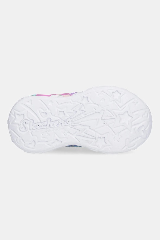 Skechers sneakersy dziecięce UNICORN CHARMER-LIL STARLITE 302297N srebrny