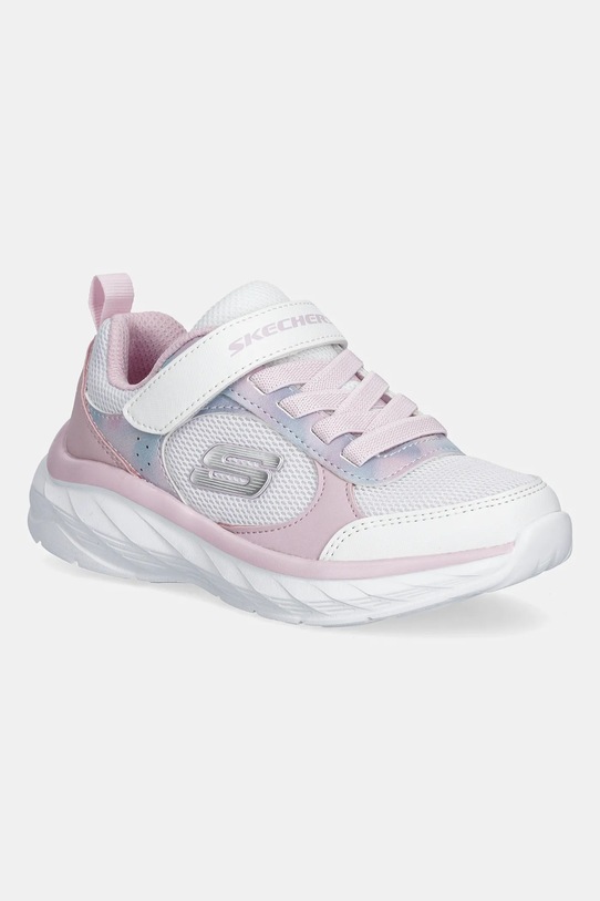 Детски маратонки Skechers BOUNDLESS - WATERCOLOR BLUR изкуствена кожа бял 303628L