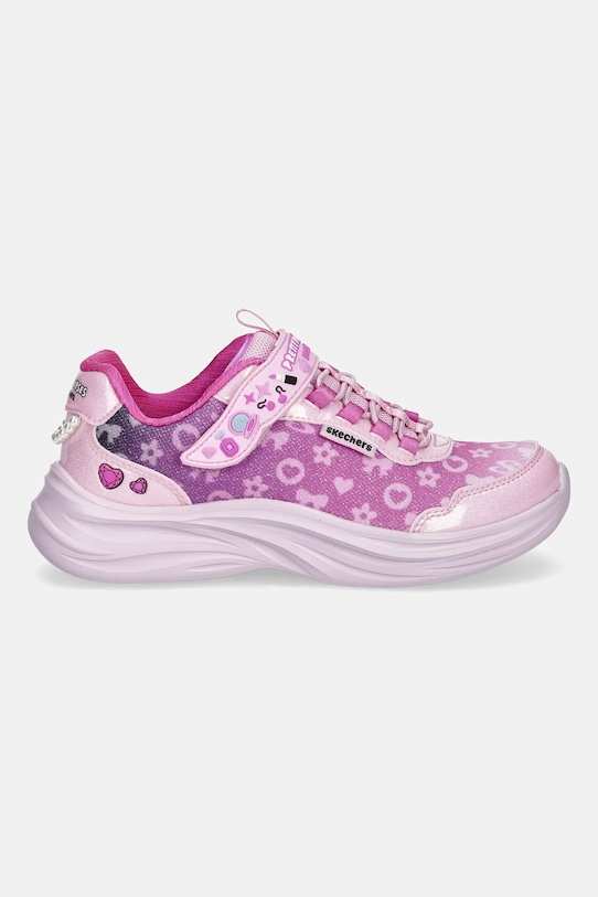 Skechers sneakers pentru copii POWER JAMS 2.0 302199L roz AW25